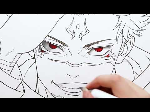 Drawing RYOMEN SUKUNA [Jujutsu Kaisen]