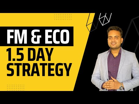 How to revise FM & ECO 1.5 days before exam| FM & ECO last days revision