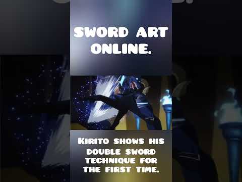 Kirito almost died against a boss.#SAO #anime #kirito #bagb007