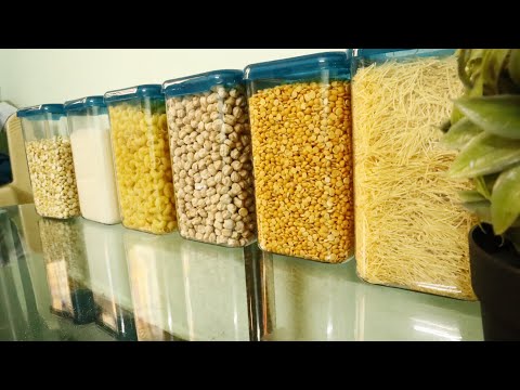 నేను non modular kitchen కోసం తీసుకున్న storage containers / nonmodular kitchen organisation ideas