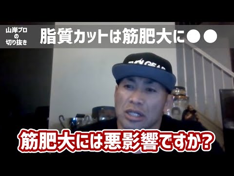 【脂質カットは筋肉に〇〇?!】IFBBプロ・ボディビルダー山岸プロが解説！(cutting fat is eff for muscle hypertrophy?) #山岸秀匡 #筋肥大 #脂質カット