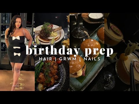 BIRTHDAY PREP VLOG | AMAZON UNBOXING + HAIR | PART 1