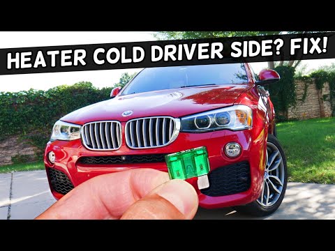 Why Heater Blows Cold Cool On Driver Side Dash Air Vent BMW X3 X4 2010 2011 2012 2013 2014 2015 2016