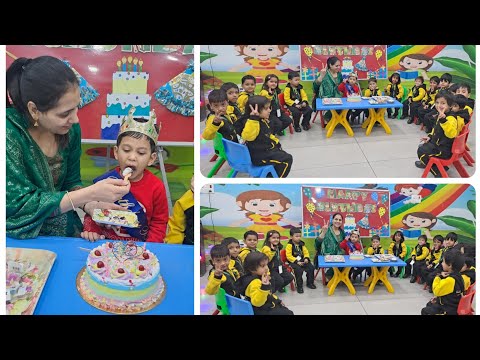 Happy birthday 🎂 Viraj #birthdaycelebration #cakecutting #youtube #nursery #preschool