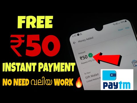 🔥Free ₹50 Instant Payment App | Best Paytm Cash Earning App 2021 Malayalam | New money making apps