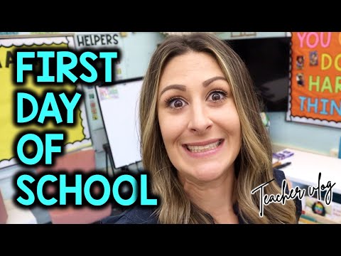 FIRST DAY OF SCHOOL! - A Day in 2nd Grade | Teacher Vlog