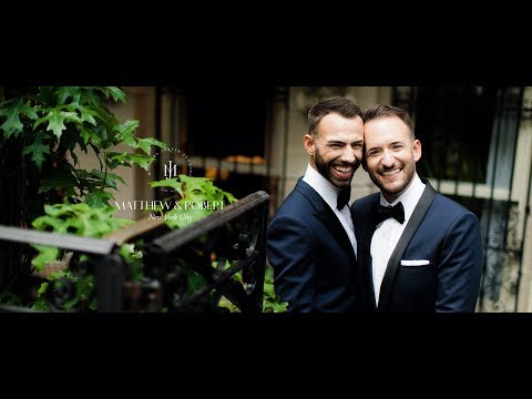 Stylish Grooms Get Married: Matthew & Robert