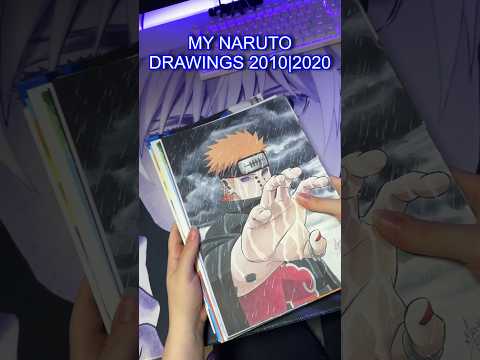 ALL MY NARUTO DRAWINGS 2010|2020 #anime #naruto #narutodrawing #sasuke #sakura #kakashi #itachi