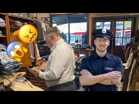 Destroying Merchandise At A Retail  Store (COPS CALLED) 😰 #feed #shortfeed #cops