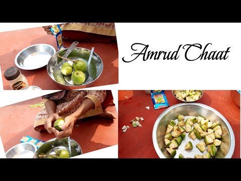 Amrud Chaat Ka Maja Lete Huye  #karigardidi #subscribers  #youtubevideo  #fruits