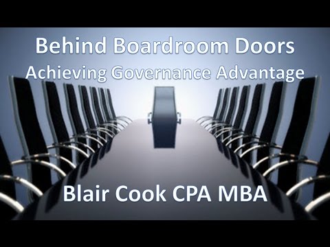 1 Behind Boardroom Doors: Overview of Governance