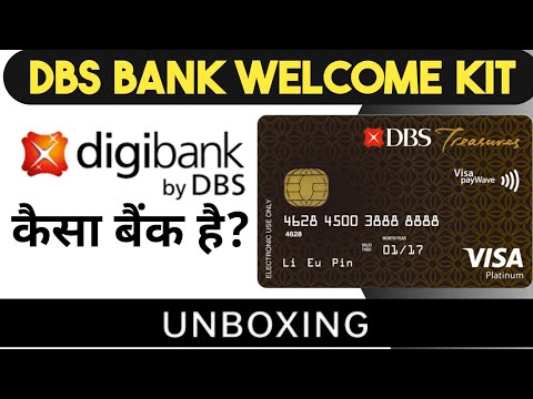 DBS Bank Welcome Kit Unboxing | Cheque Book | Debit Card | Passbook |