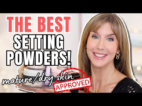 The BEST Setting Powder For Mature Skin | UNDER EYES and FACE