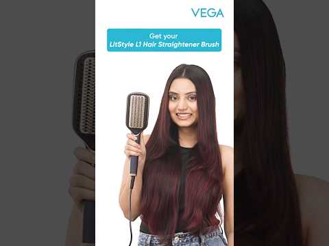 Transform Bad Hair Days with Vega L1 Hair Straightener Brush!