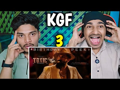 Toxic: Birthday Peek Reaction | Rocking Star Yash | Geetu Mohandas |