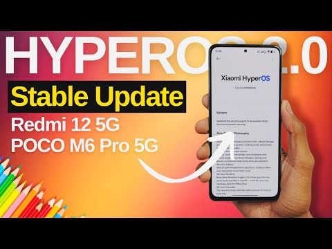 Stable HyperOS 2.0 Update for Redmi 12 5G/POCO M6 Pro 5G Changelog, New & Missing Features REVIEW ✅