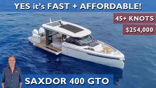 It's FAST & AFFORDABLE! - SAXDOR 400 GTO BOAT WALKTHROUGH