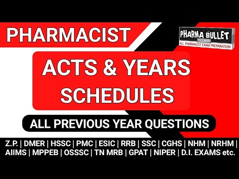 Pharmacist exam preparation | OSSSC | HSSC | MPPEB | PMC | DMER etc. exam questions