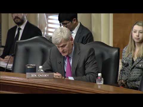 Cassidy Asks Questions During Senate ENR Hearing on Advanced Nuclear Reactor Commercialization