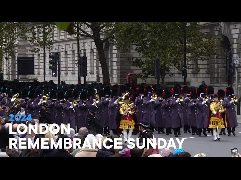 London Remembrance Sunday 2024 Highlights