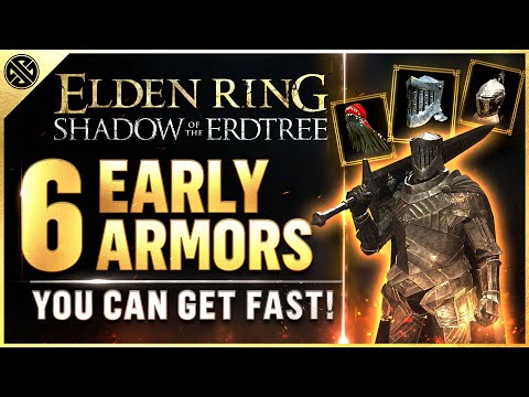 Elden Ring DLC - 6 EARLY Armor Sets You Can Get Fast!