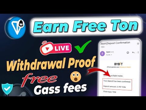 Free Ton coin live withdrawal proof | ton coin free me kaise kamaye | free gass fee kaise add kare