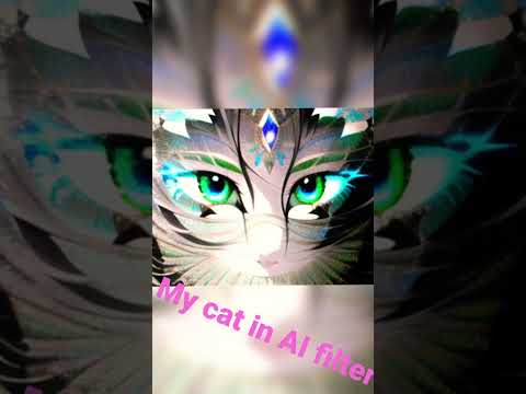 My cat in AI Filter lol