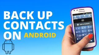 How to Back Up Contacts to Google Account #contacts #backupcontacts