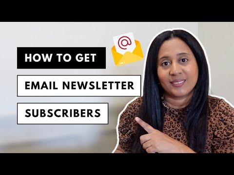 Grow an Email Newsletter With Subscribers Using This Simple Method