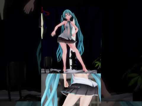 【MMD】(2screens)[縦長(portrait)] Din Don Dan（つみ式ミクmiku）