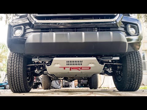 The TRD PRO Skid Plate Fits The SR5 Tacoma Perfectly