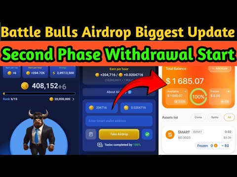 Battle Bulls Airdrop Phase 2 Withdrawal Started | Step-by-Step Guide