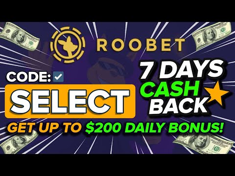 ROOBET 2024 BEST PROMO CODE "SELECT"