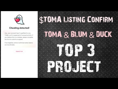 $TOMA and Two Other projects connected || Toma New Campaign Update ||