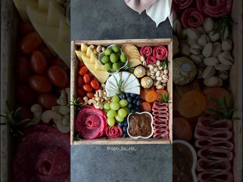 Let’s build A Weekend Charcuterie Board with me✨ Charcuterie Board ideas ✨ #shortvideo