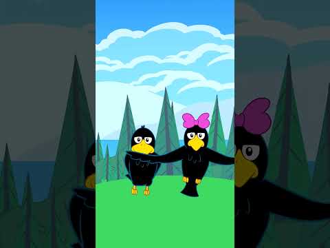 Two Little Blackbirds - Learn Opposites #shorts