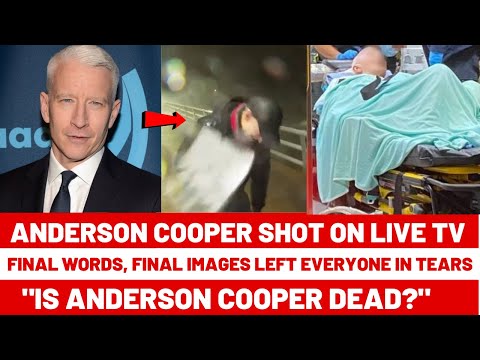 CNN Anderson Cooper Hospitalized After Being Hit By A Flying Object During Live Broadcast!