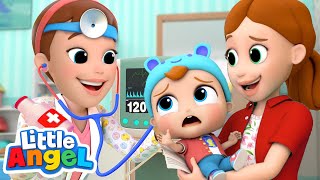 Be Brave Baby John! | Little Angel Kids Songs & Nursery Rhymes