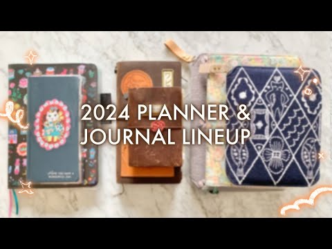 2024 Planner & Journal LINEUP / Hobonichi, Traveler's Notebook, MD Notebook.