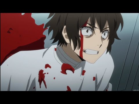 Dazai says the F word after being shot and insults Chuuya (Bungo Stray Dogs S5 Clip)