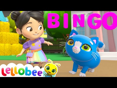 Welcome Bingo! Ella’s New Cat Friend on the Farm! 🐱| 🌻Lellobee City Farm - Kids Playhouse Song Mix