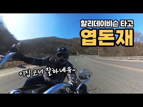 할리데이비슨 타고 엽돈재 찢어버리고 왔습니다. | 카페펑키 | 백곡저수지