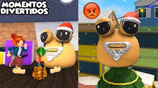 Siendo POU NAVIDEÑO en MURDER MISTERY 2 (Momentos Divertidos) Roblox MM2