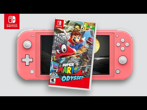 Super Mario Odyssey on Nintendo Switch Lite (Handheld)