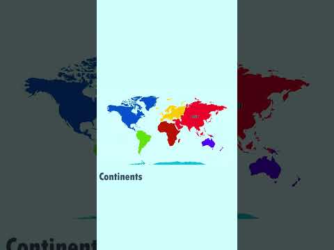 Our Planet Earth | Learning Videos for Kids | Continent | Oceans | States | #shorts