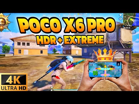 Poco x6 pro🔥 hdr + extreme 4k graphics🔥 rush gameplay