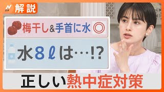 「うなぎ屋さんの熱中症対策水８リットル、これ良いの？」“熱中症”“夏バテ”について調べてみた【Nスタ解説】｜TBS NEWS DIG