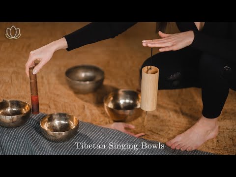 ♫ 乾淨無廣告 ♫ 9小時ASMR西藏頌缽 - 療癒失眠 - 冥想 - 靜心 Tibetan Healing Sounds - Singing Bowls