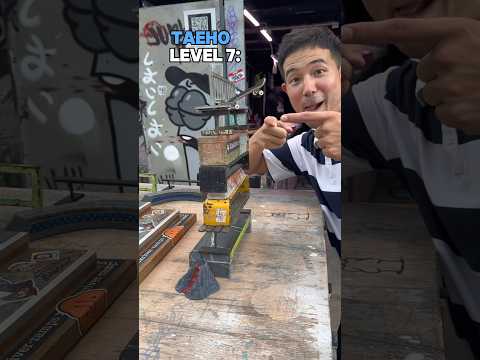 Level 1-7 Fingerboard Challenge 😮‍💨 #fingerboard #techdeck #skate