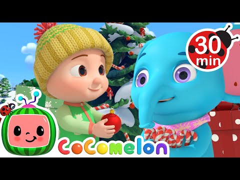 Deck the Halls with Animals + MORE CoComelon JJ's Animal Time | Kids Songs | Animal Songs for Babies